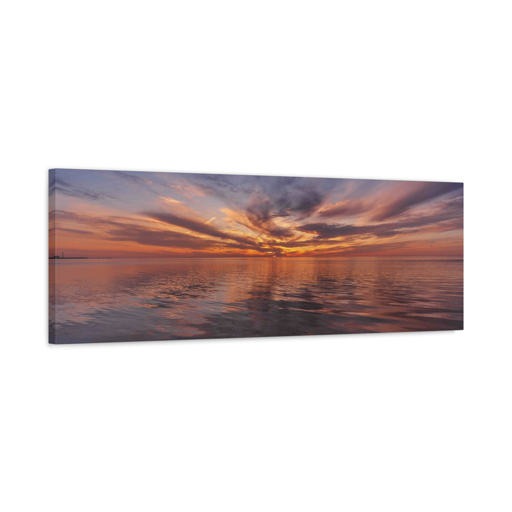 Sunset @ Robert K Rees Beach - January 2026 - Part 1 - Matte Stretched Wall Art