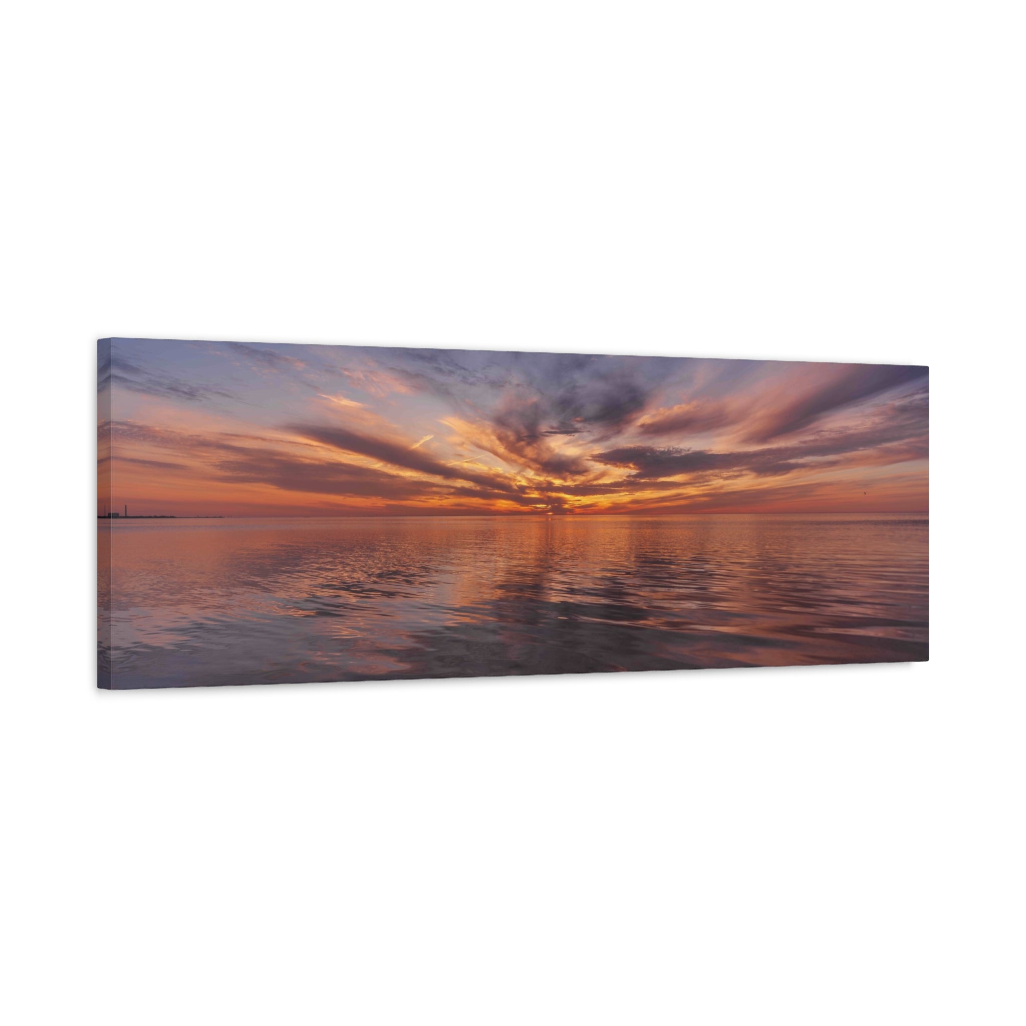 Sunset @ Robert K Rees Beach - January 2026 - Part 1 - Matte Stretched Wall Art