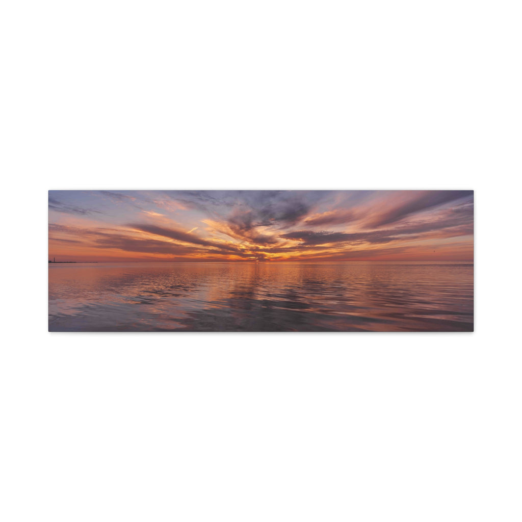 Sunset @ Robert K Rees Beach - January 2026 - Part 1 - Matte Stretched Wall Art