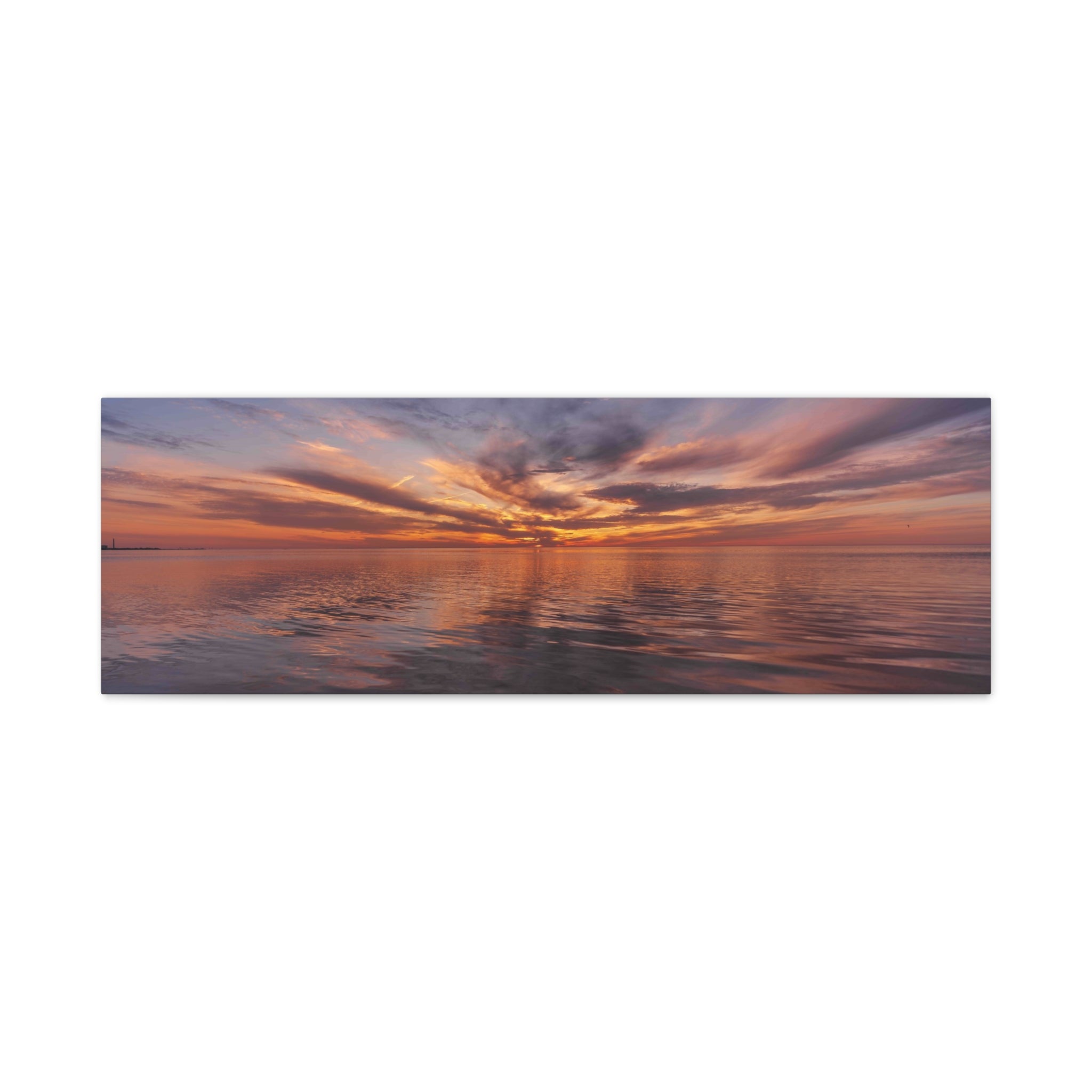 Sunset @ Robert K Rees Beach - January 2026 - Part 1 - Matte Stretched Wall Art