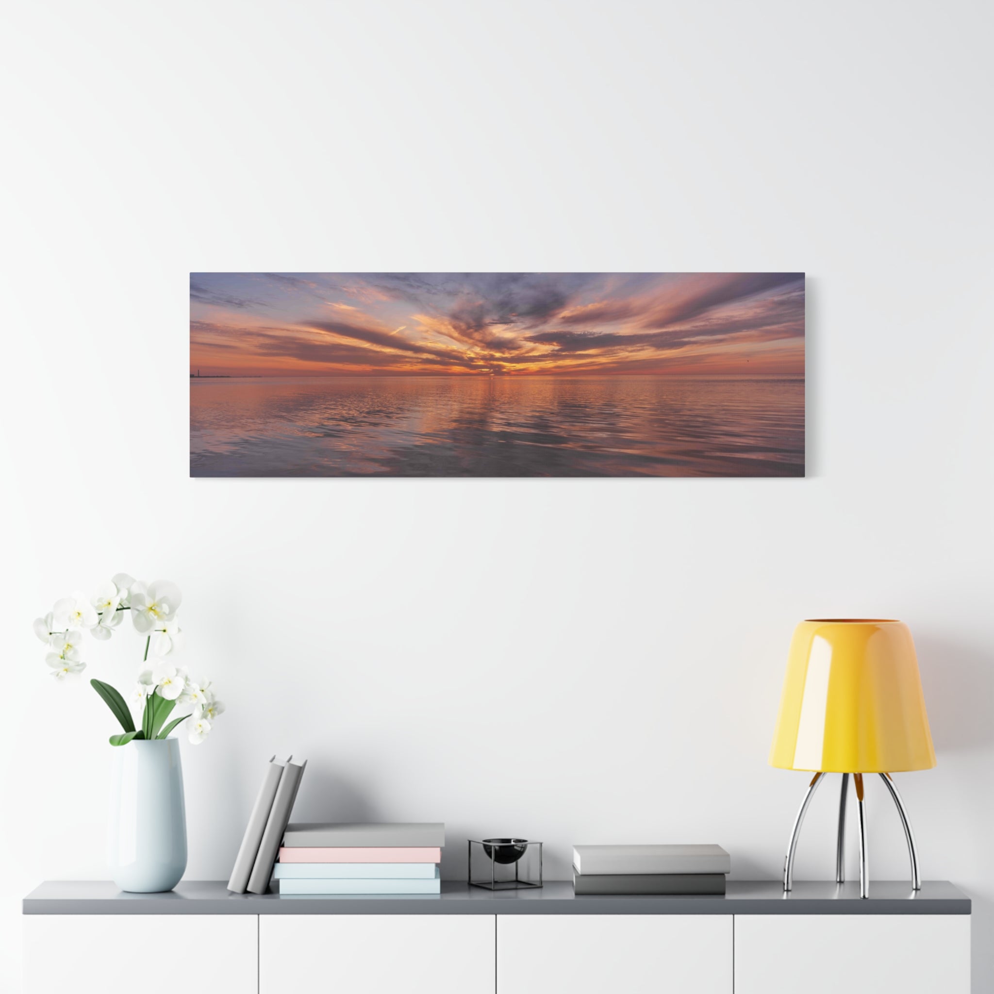 Sunset @ Robert K Rees Beach - January 2026 - Part 1 - Matte Stretched Wall Art