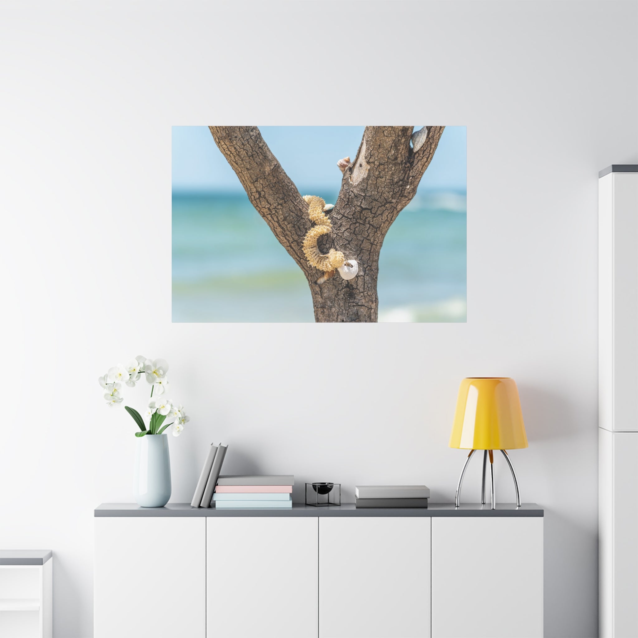 Canvas Wall Art - Honeymoon Island Seashell Tree
