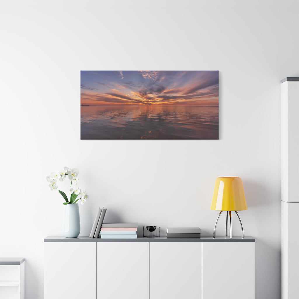 Sunset @ Robert K Rees Beach - January 2026 - Part 1 - Matte Stretched Wall Art