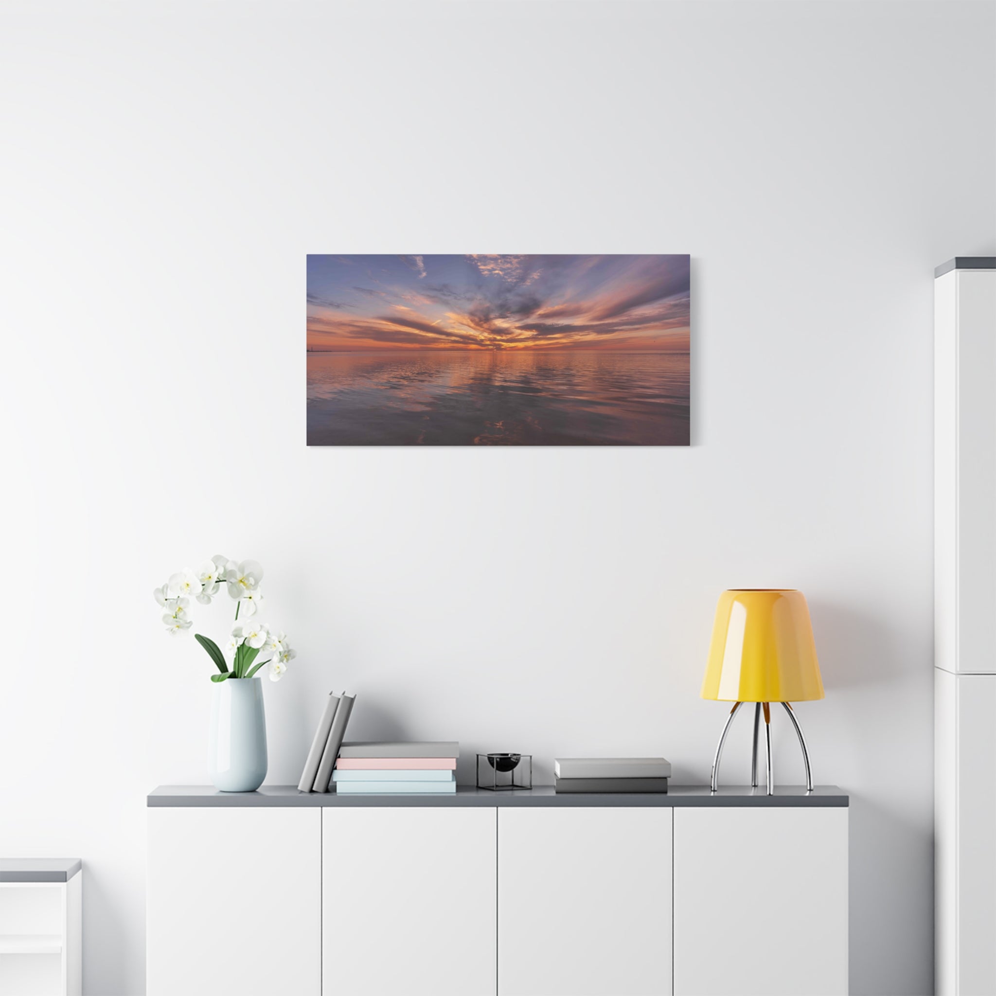 Sunset @ Robert K Rees Beach - January 2026 - Part 1 - Matte Stretched Wall Art