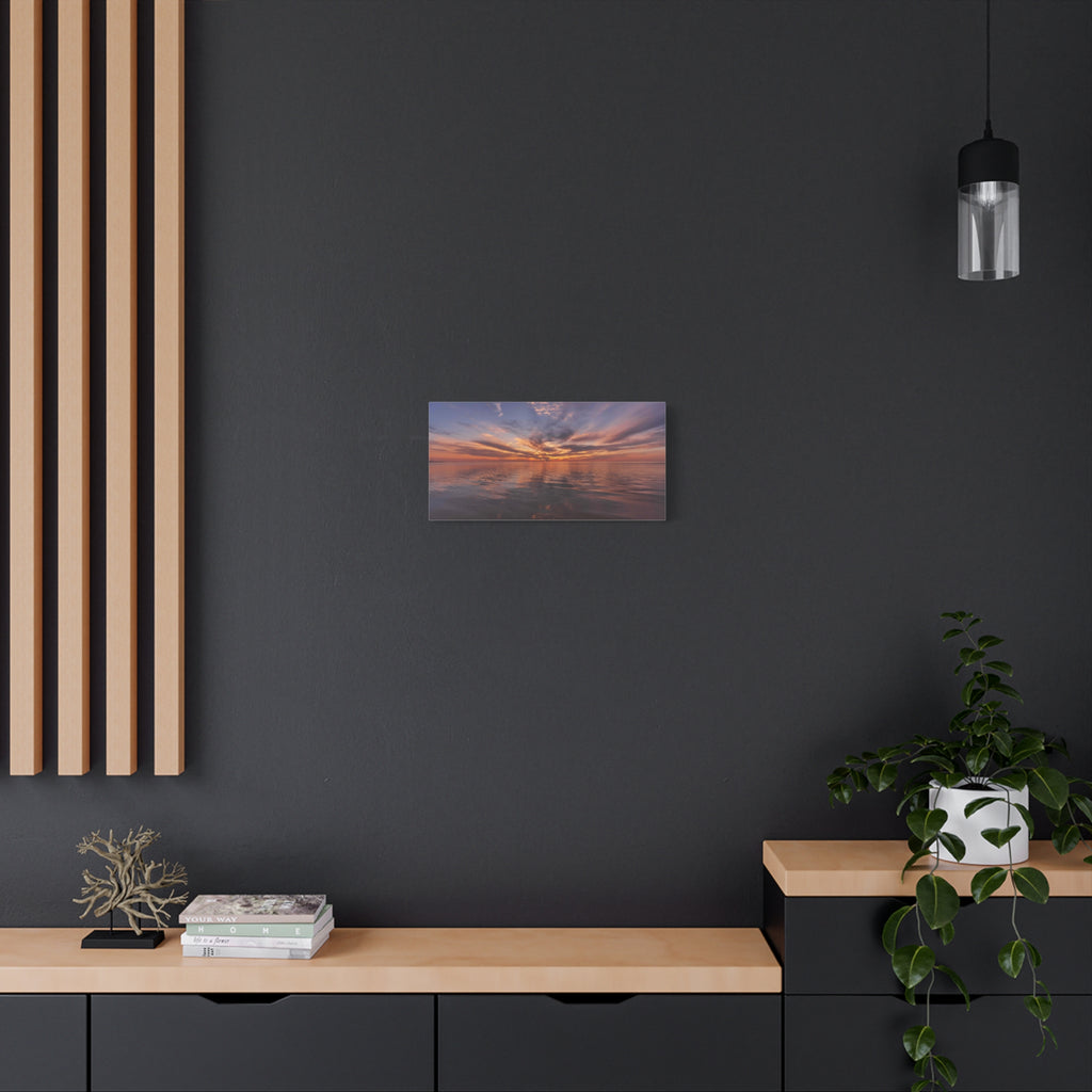 Sunset @ Robert K Rees Beach - January 2026 - Part 1 - Matte Stretched Wall Art