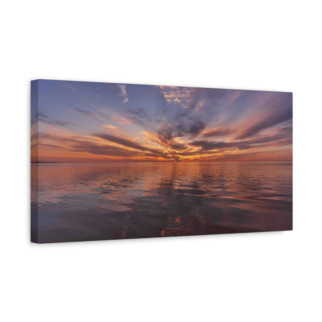 Sunset @ Robert K Rees Beach - January 2026 - Part 1 - Matte Stretched Wall Art