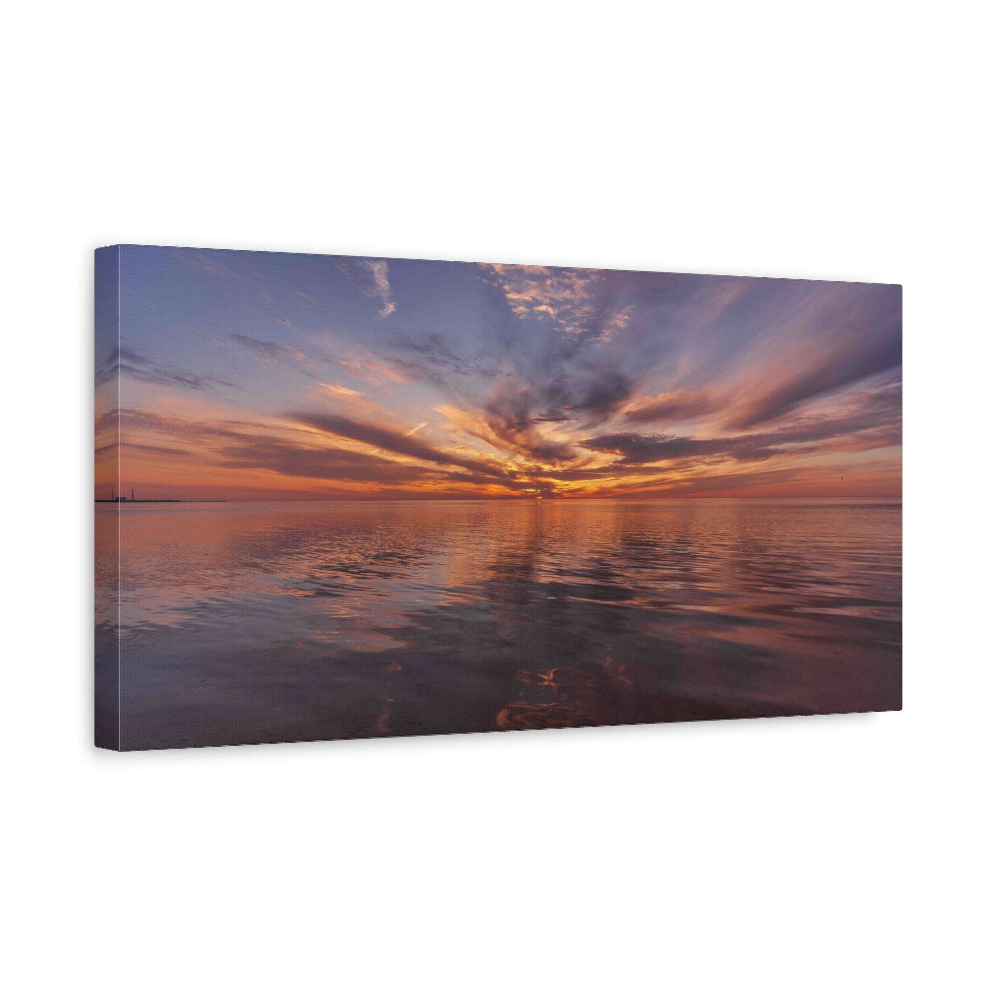 Sunset @ Robert K Rees Beach - January 2026 - Part 1 - Matte Stretched Wall Art
