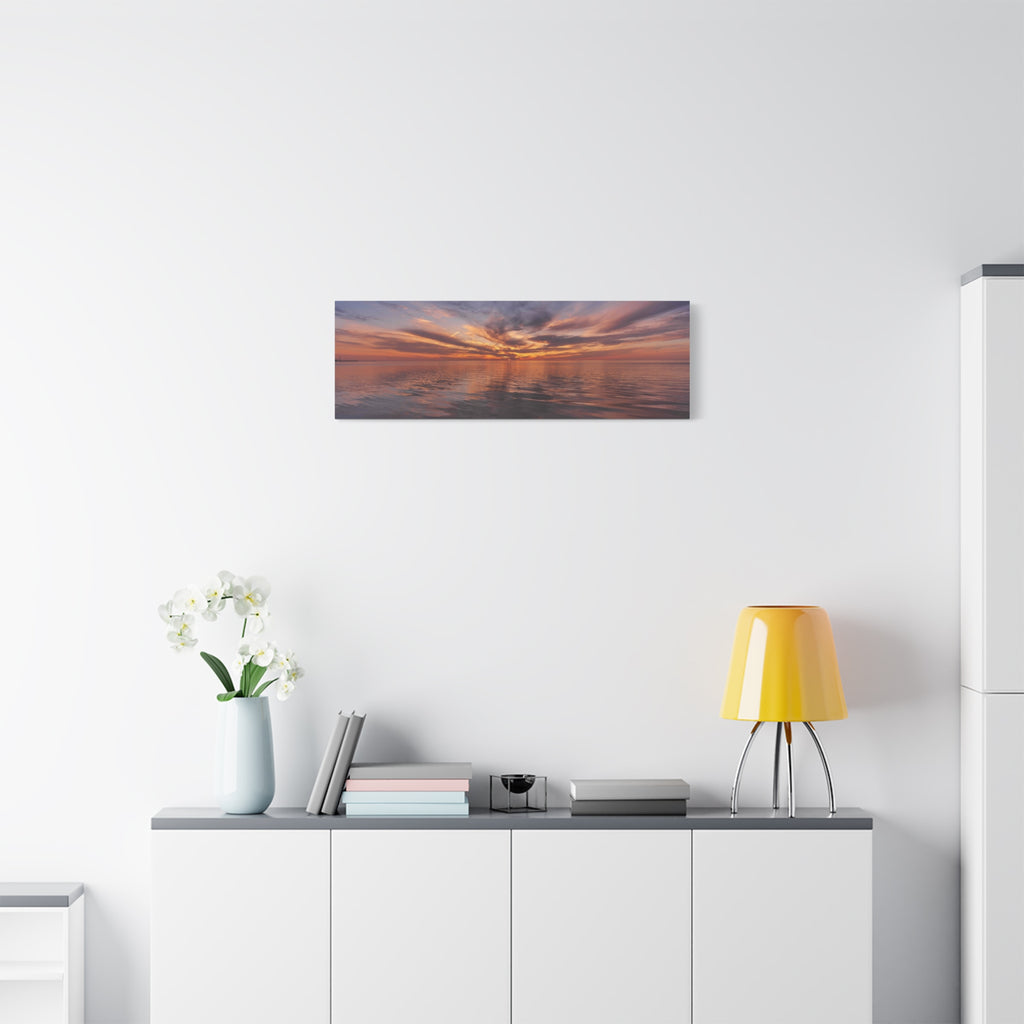 Sunset @ Robert K Rees Beach - January 2026 - Part 1 - Matte Stretched Wall Art