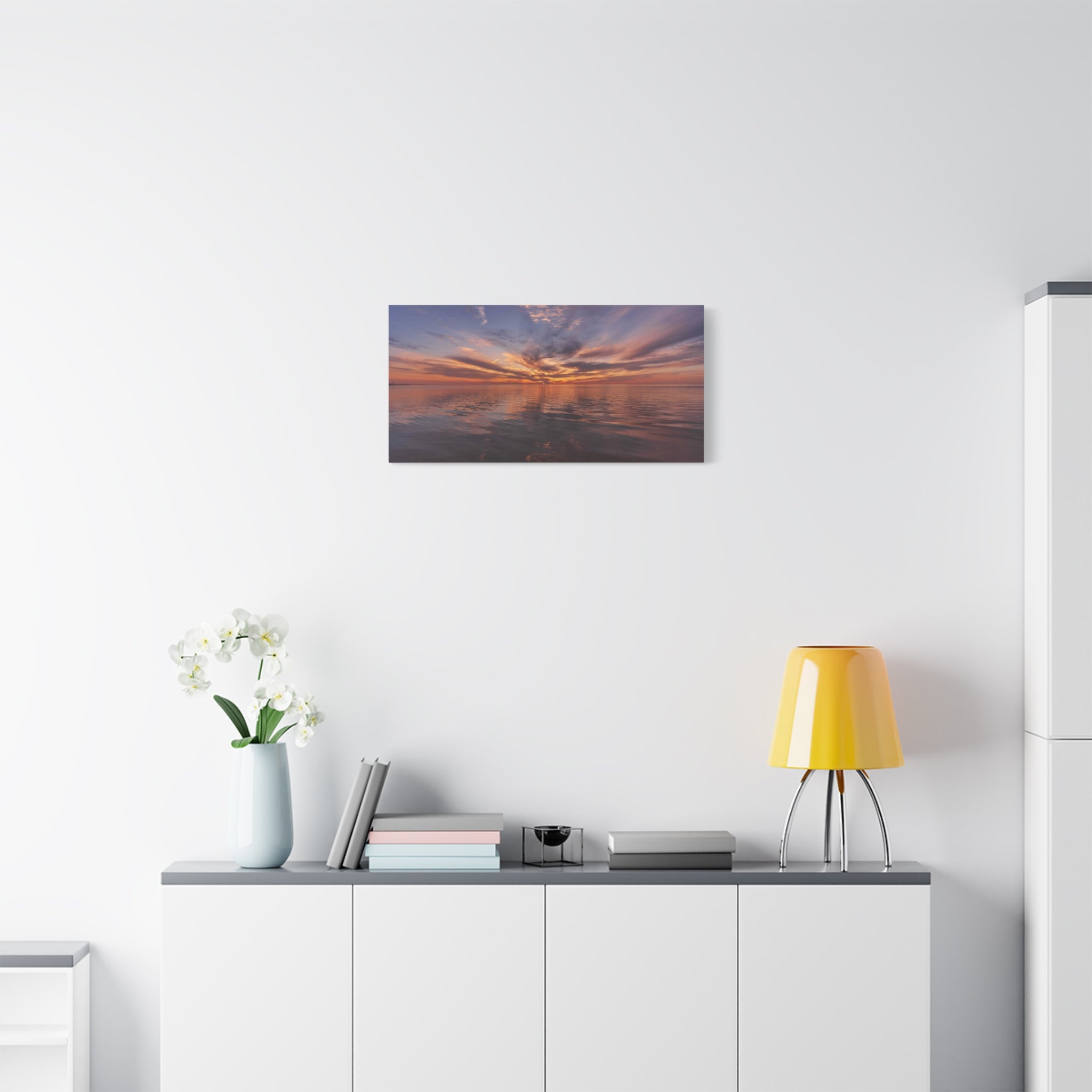 Sunset @ Robert K Rees Beach - January 2026 - Part 1 - Matte Stretched Wall Art