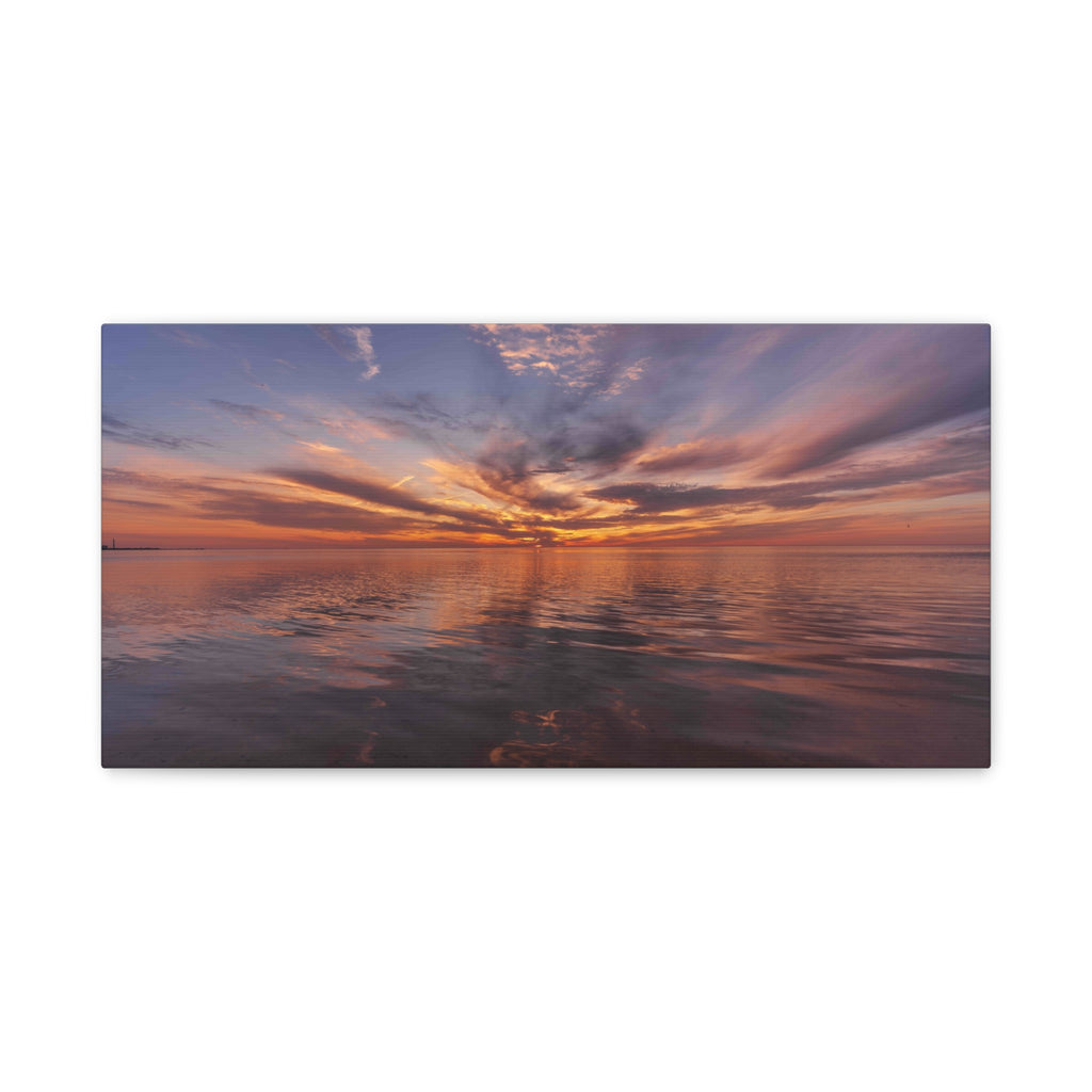 Sunset @ Robert K Rees Beach - January 2026 - Part 1 - Matte Stretched Wall Art