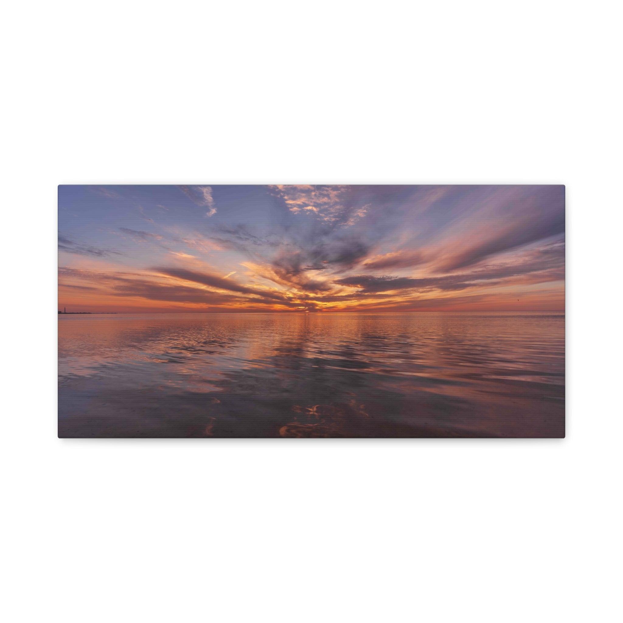 Sunset @ Robert K Rees Beach - January 2026 - Part 1 - Matte Stretched Wall Art