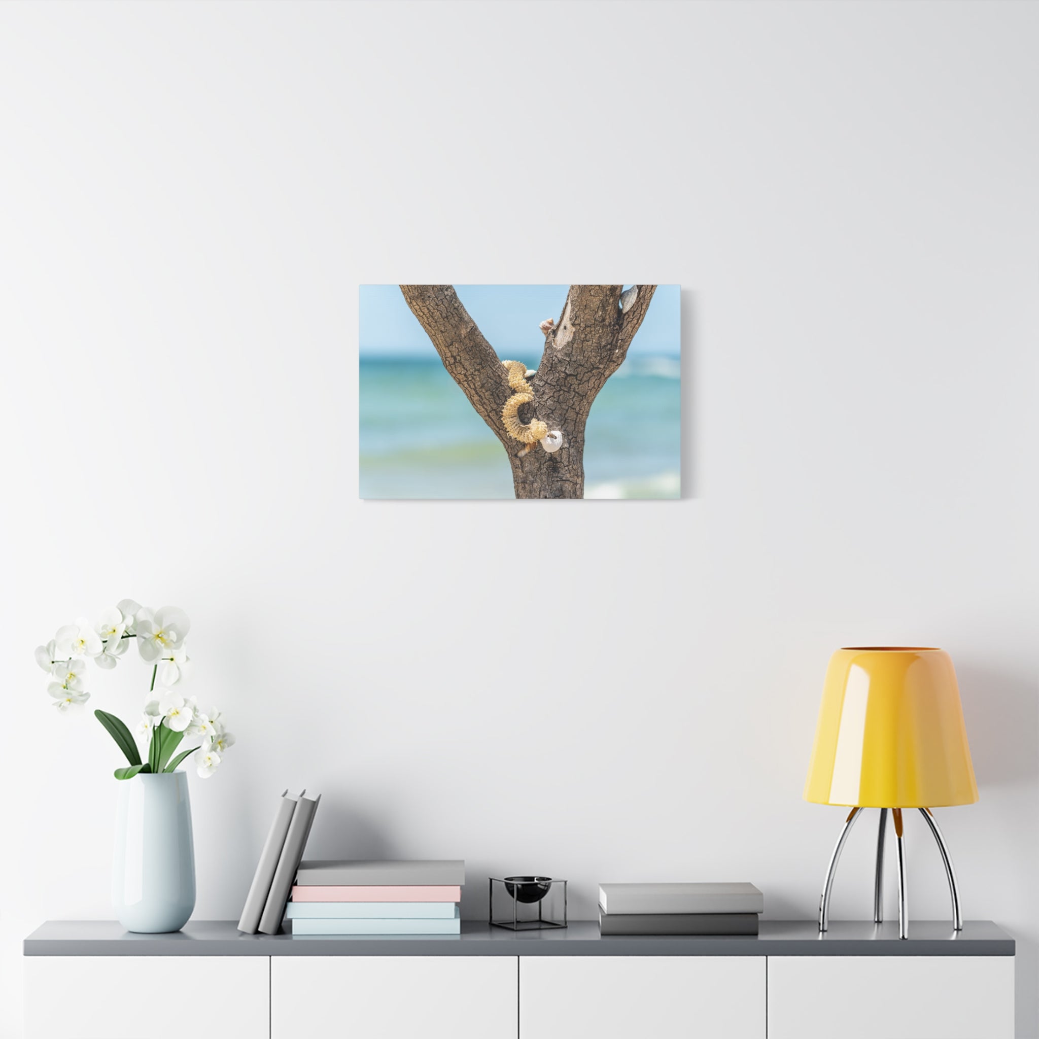 Canvas Wall Art - Honeymoon Island Seashell Tree